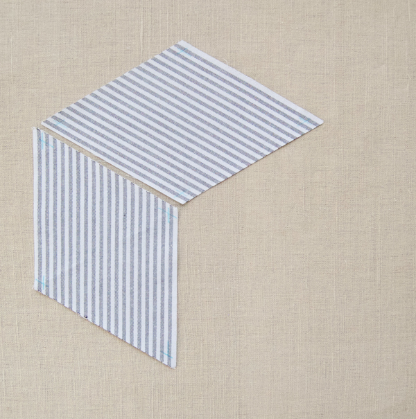 Striped Tumbling Blocks Quilt | Purl Soho