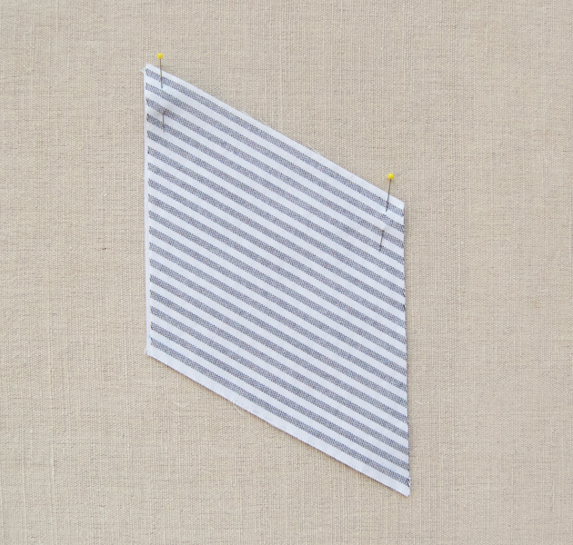 Striped Tumbling Blocks Quilt | Purl Soho