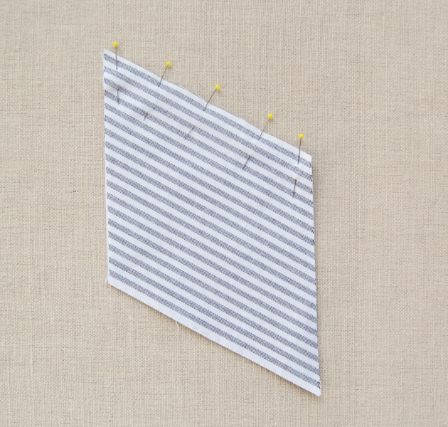 Striped Tumbling Blocks Quilt | Purl Soho