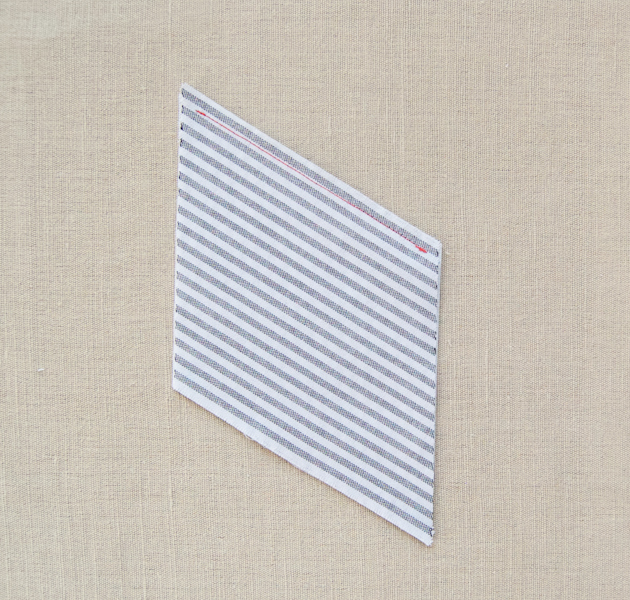 Striped Tumbling Blocks Quilt | Purl Soho