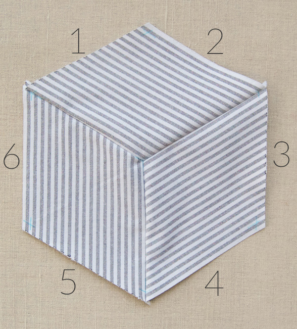 Striped Tumbling Blocks Quilt | Purl Soho