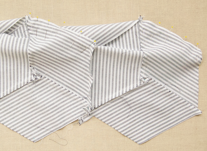 Striped Tumbling Blocks Quilt | Purl Soho