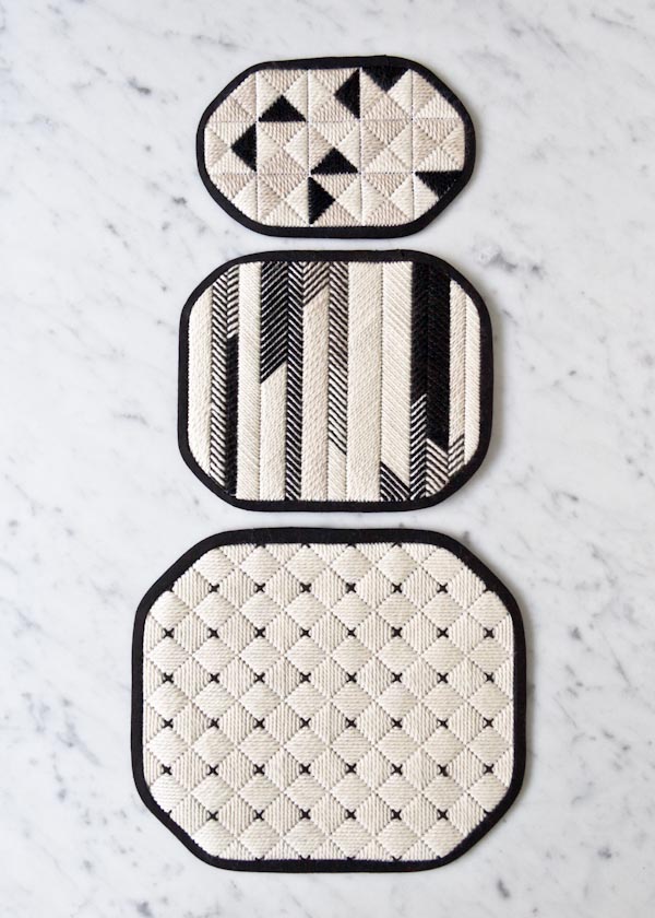 Graphic Needlepoint Trivets | Purl Soho