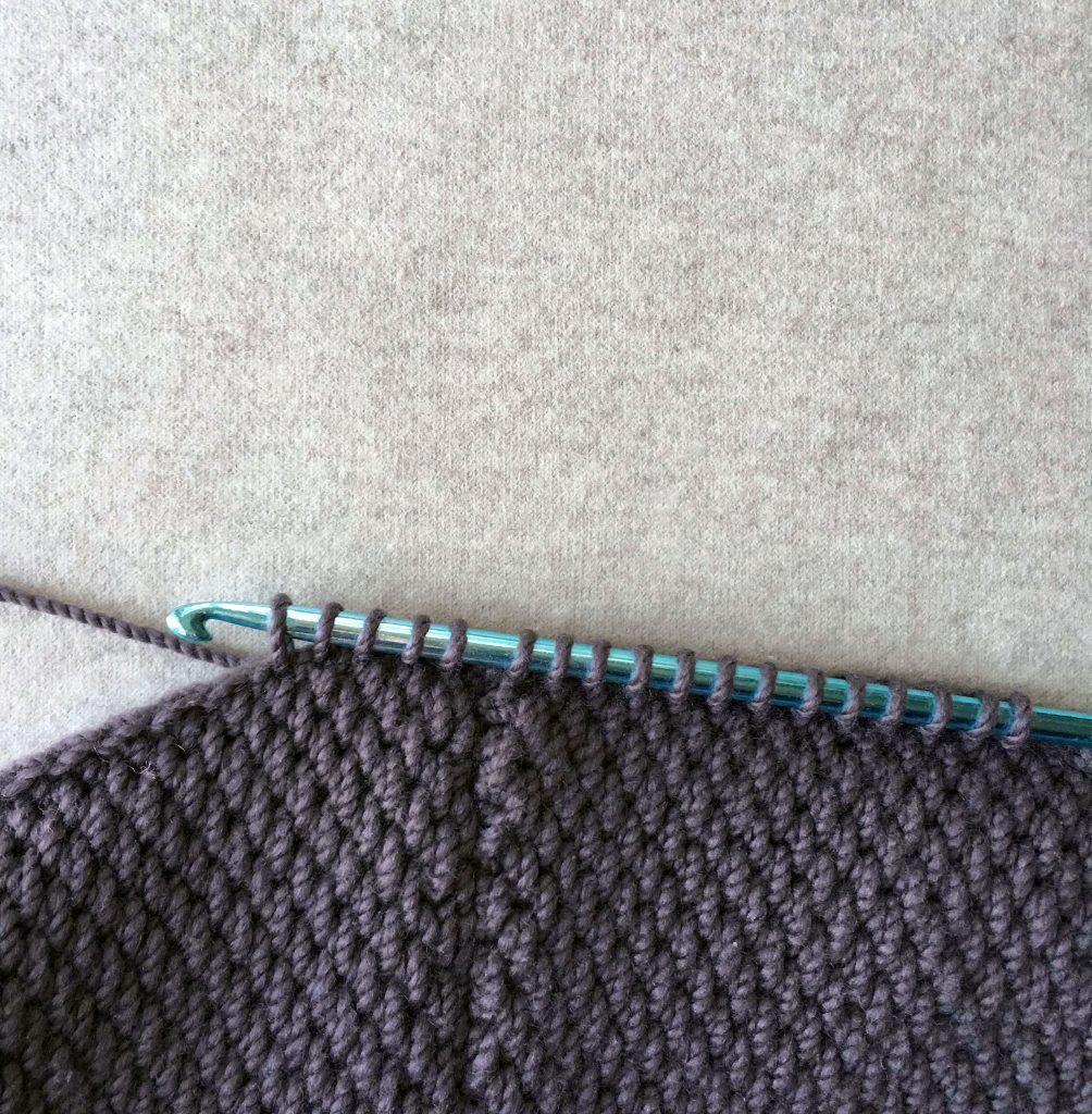 Tunisian Crochet Pointy Pom Pom Hat | Purl Soho