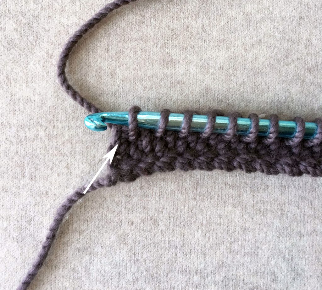 Tunisian Crochet Pointy Pom Pom Hat | Purl Soho