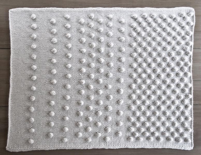 Falling Bobbles Blanket | Purl Soho