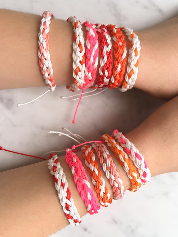 Braided Friendship Bracelets for Valentine’s Day | Purl Soho