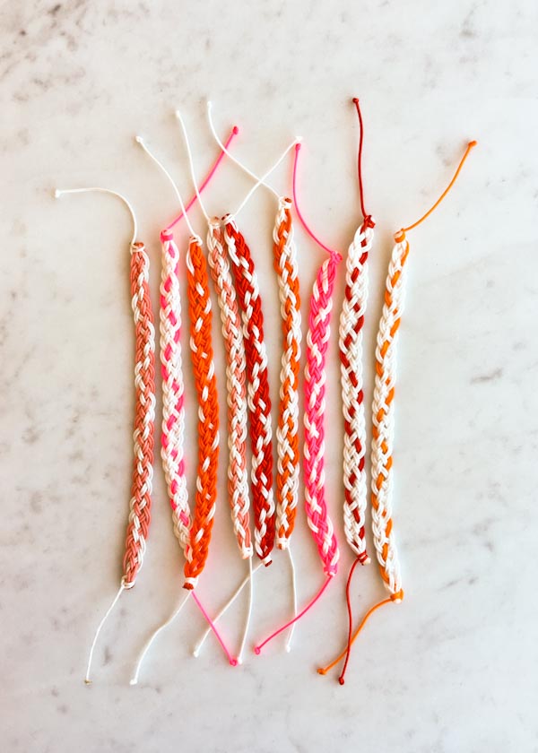Braided Friendship Bracelets for Valentine’s Day | Purl Soho