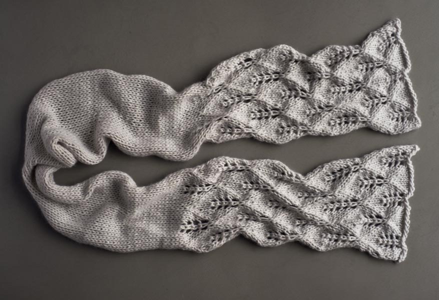 Lovely Leaf Lace Scarf in Lanecardate Feltro | Purl Soho