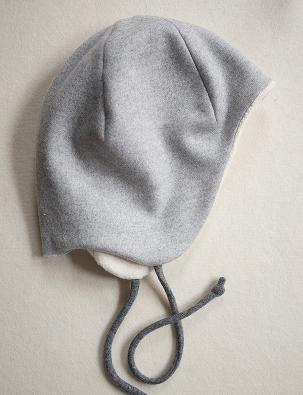 Wool + Cotton Sewn Ear Flap Hat | Purl Soho