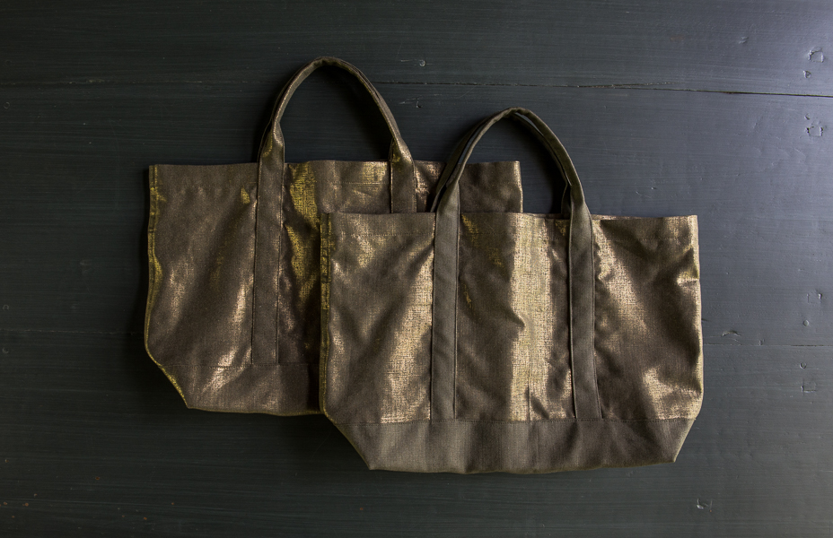 Hand Tote in Mineral Linen | Purl Soho