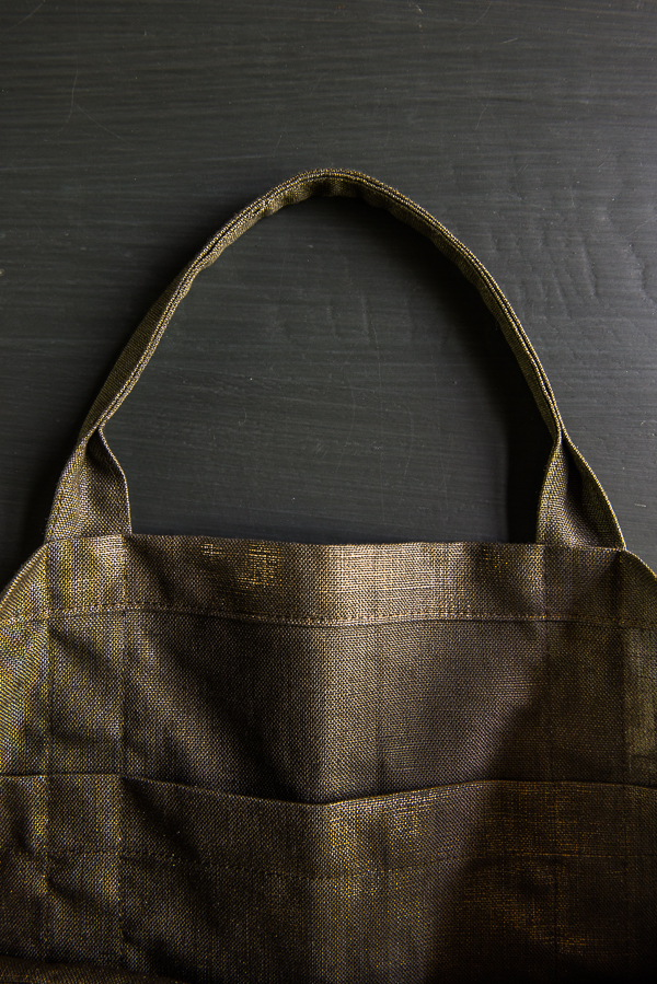 Hand Tote in Mineral Linen | Purl Soho