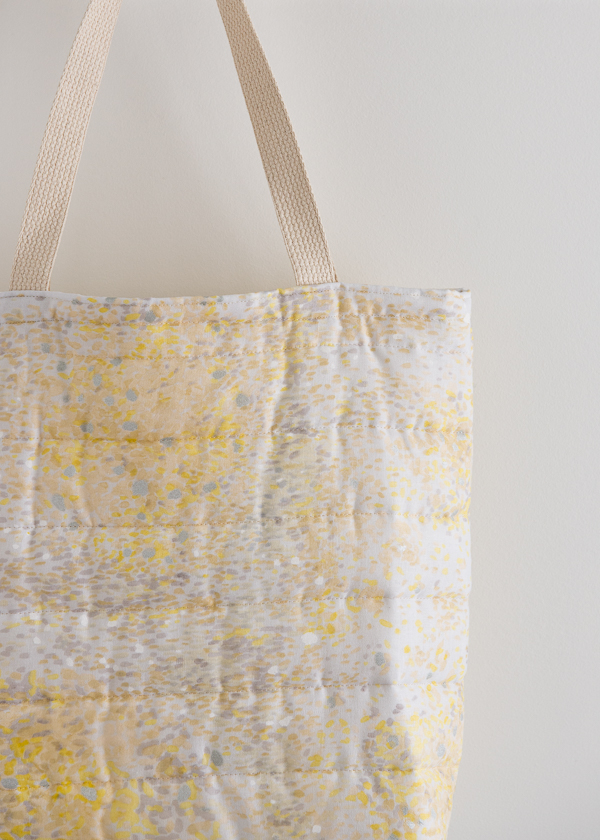 Puffy Tote in Nani Iro’s Quilted Double Gauze | Purl Soho