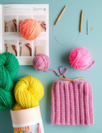 Learn To Knit A Cowl Kit, Oatmeal Gray