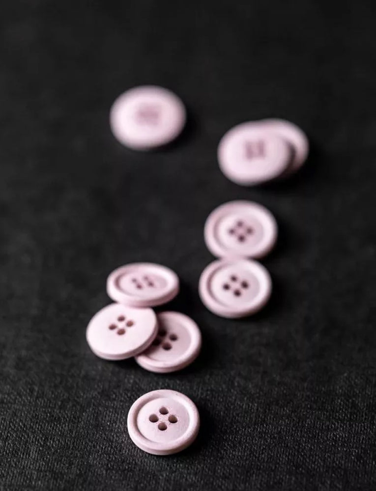 Cotton Button Flower Pink