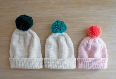 Classic Cuffed Hat in Merino Script