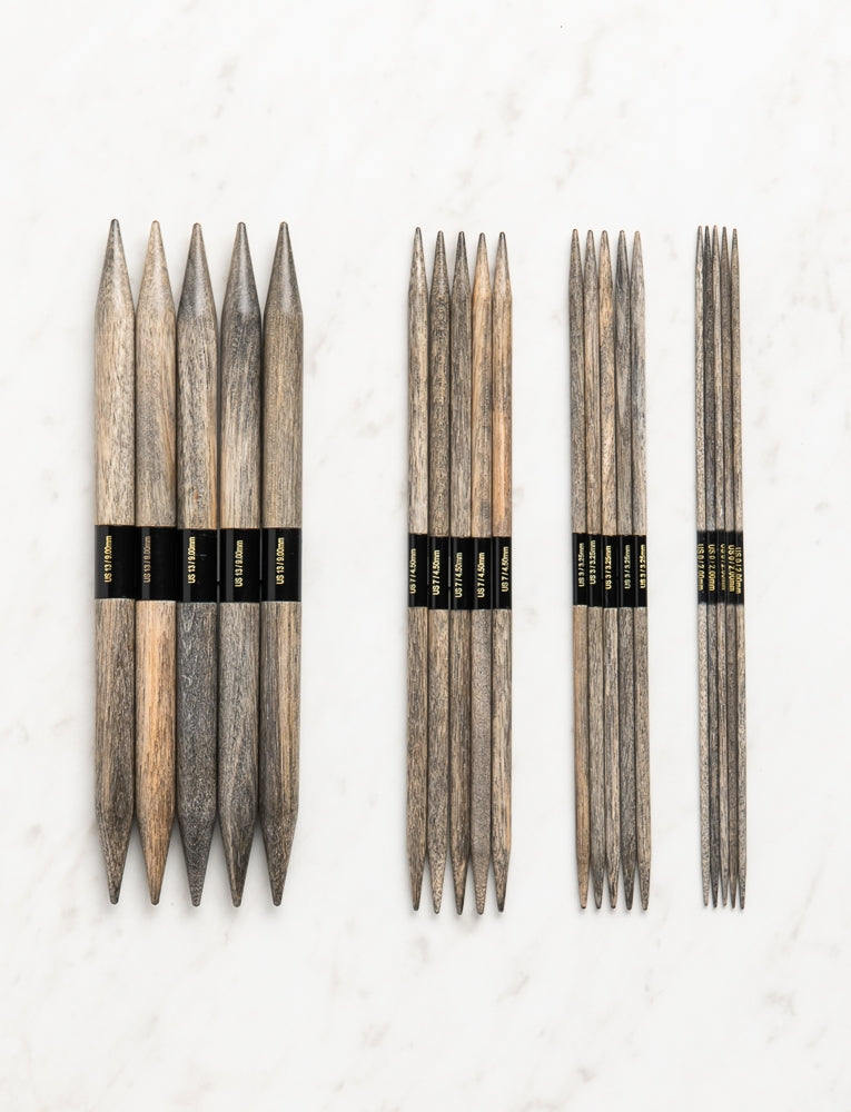 Driftwood Double Pointed Knitting Needles, US 10.75 (7 mm)