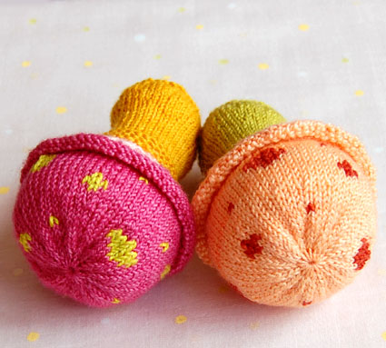 Toadstool Baby Rattle | Purl Soho