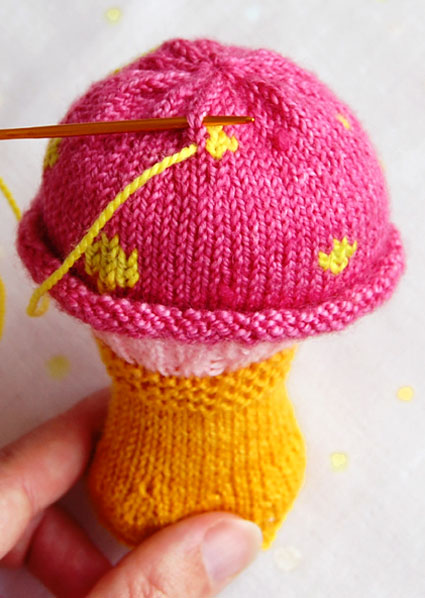 Toadstool Baby Rattle | Purl Soho