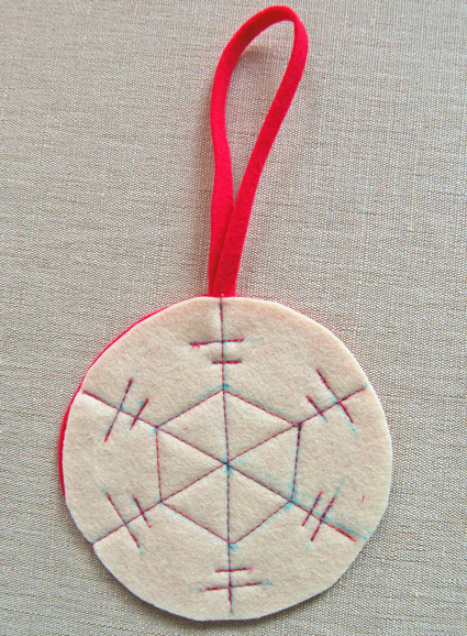Two Sided Felt Snowflakes | Purl Soho
