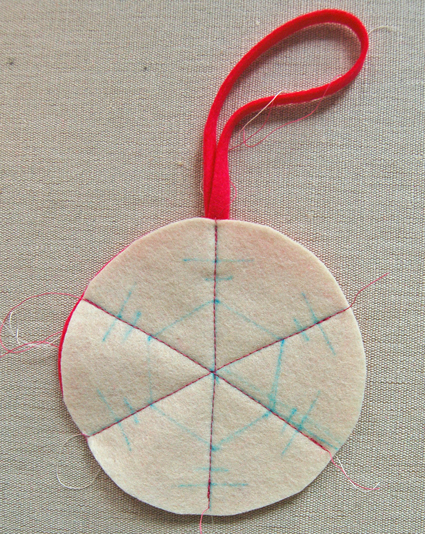 Two Sided Felt Snowflakes | Purl Soho