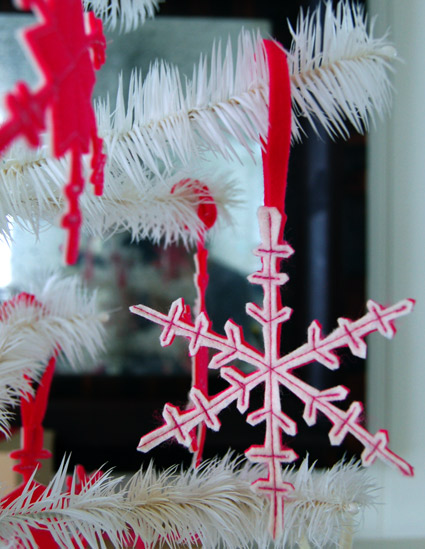 Two Sided Felt Snowflakes | Purl Soho