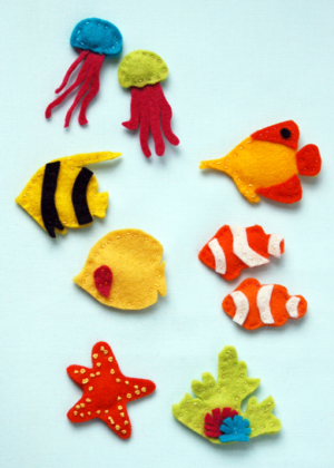 Felt Aquarium Magnets | Purl Soho