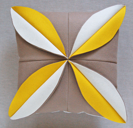 Felt Flower Pillows | Purl Soho