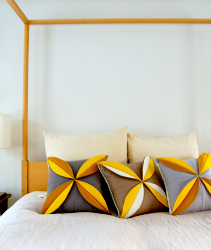 Felt Flower Pillows | Purl Soho