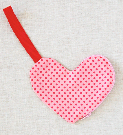 Heart-Shaped Zippered Pouches | Purl Soho