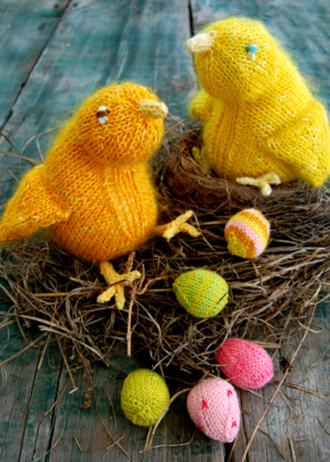 Fuzzy Easter Chicks and Mini Easter Eggs | Purl Soho