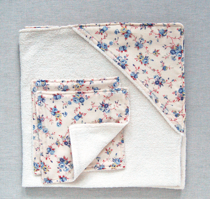 Hooded Baby Towel and Washcloth Set | Purl Soho