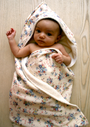 Hooded Baby Towel and Washcloth Set | Purl Soho
