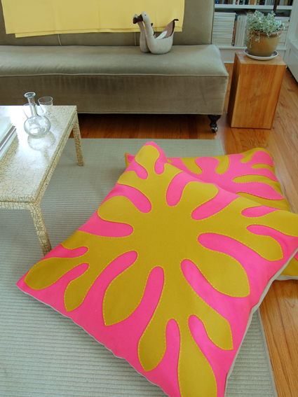 Hawaiian Style Felt Floor Pillows | Purl Soho