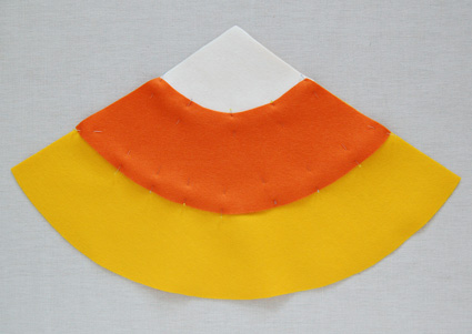 Candy Corn Trick or Treat Bags | Purl Soho