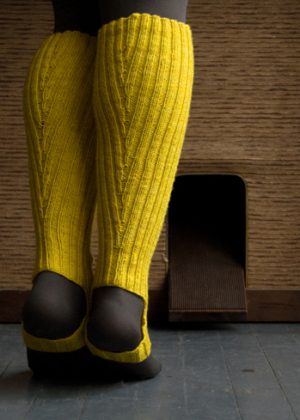 A Purl Soho Pattern: Loeffler Randall Rain Boot and Rain Bootie Stirrup Socks! | Purl Soho