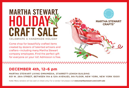 Purl Soho at the Martha Stewart Holiday Craft Sale! | Purl Soho