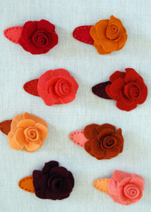 Rose Barrettes | Purl Soho