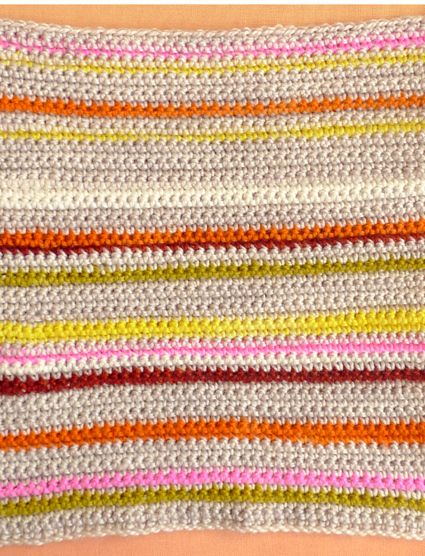 Crocheted Striped Hand Warmers | Purl Soho