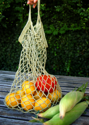 Crocheted Linen Grocery Tote | Purl Soho