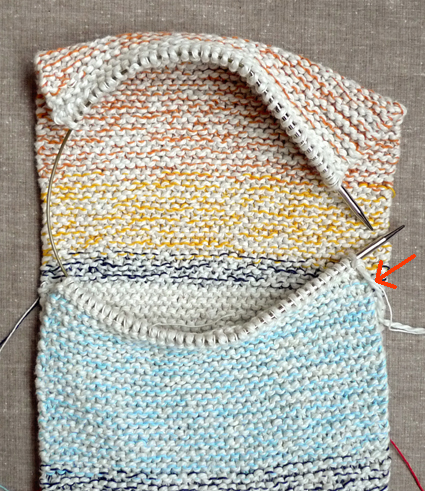 Striped Cotton Cowl | Purl Soho