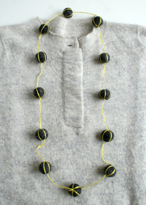 Felt Ball Necklaces | Purl Soho