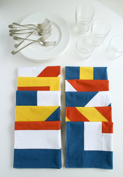 Nautical Flag Napkins | Purl Soho