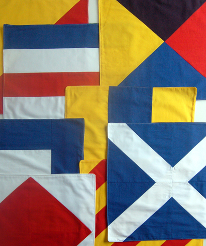 Nautical Flag Napkins | Purl Soho