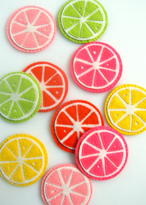 Citrus Coasters | Purl Soho