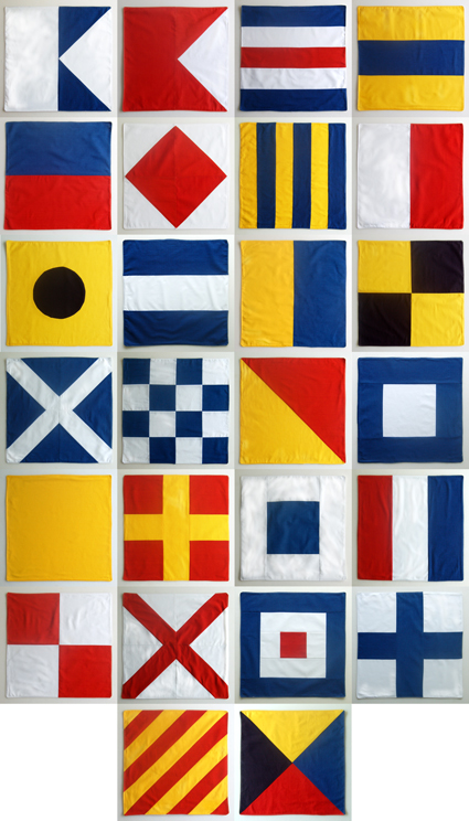 Nautical Flag Napkins | Purl Soho