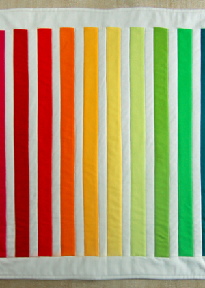 Mini Quilt of the Month, June: The Rainbow Quilt | Purl Soho