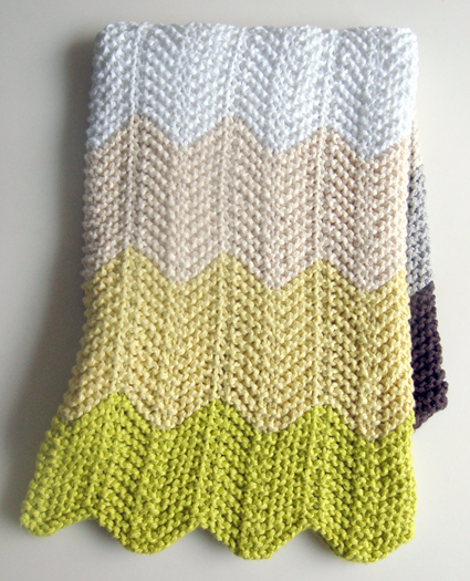 Chevron Baby Blanket | Purl Soho