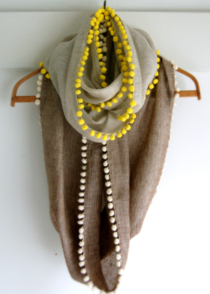 Long Pom Pom Cowl | Purl Soho