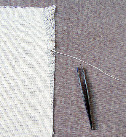 Pulled Fringe Napkins | Purl Soho